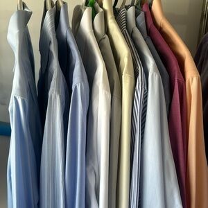 Lot of men’s dress shirts. Quantity 11. 16.5x33